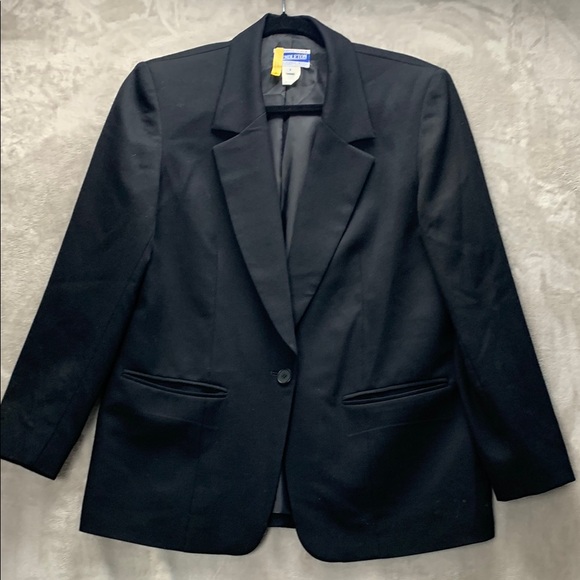 Pendleton Jackets & Blazers - PENDELTON | SIZE 8 WOMENS CLASSIC FITTED JACKET BLAZER | BLACK